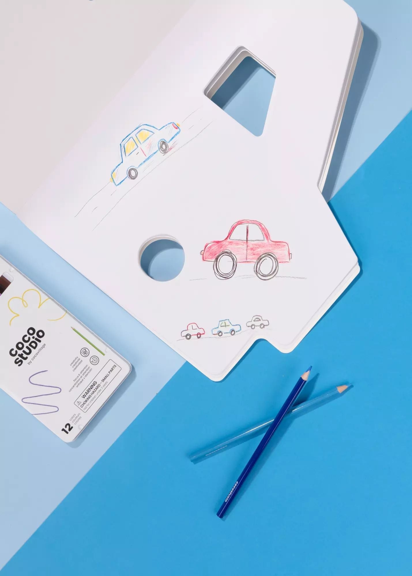 Car Shaped Kids Sketchbook (40 pages) - Mastermind Toys___250096