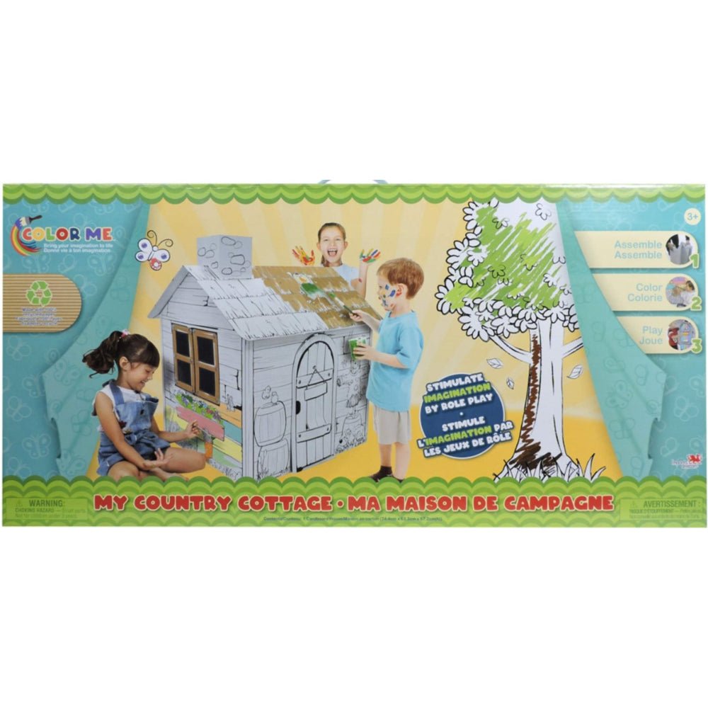 Cardboard Country Cottage - Mastermind Toys___246322