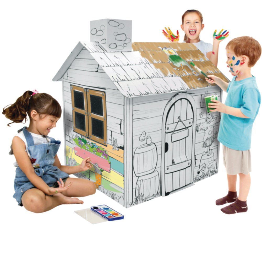 Cardboard Country Cottage - Mastermind Toys___246322