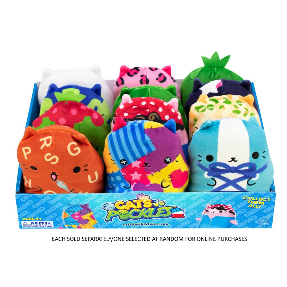 Cats vs Pickles Chonks Character Plush Assorted - Mastermind Toys___246314