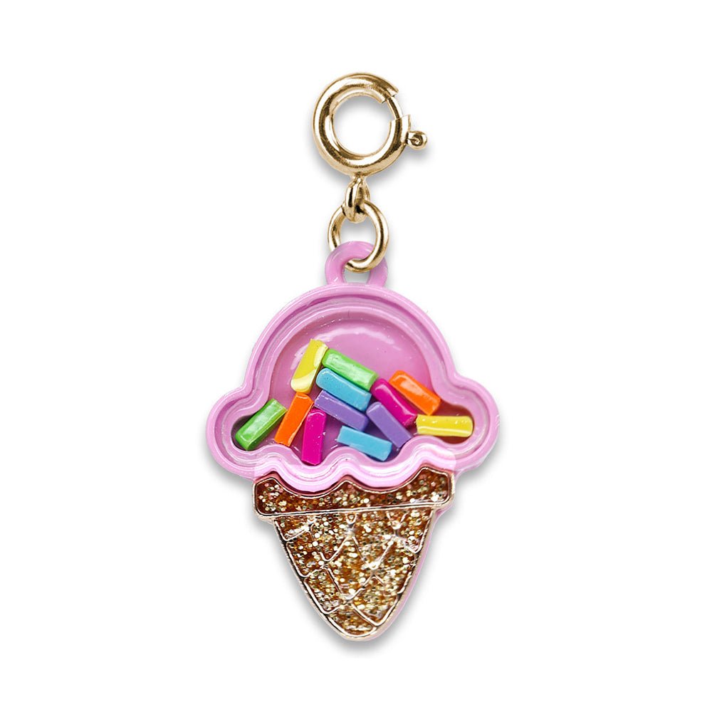 CHARM IT! Gold Ice Cream Cone Shaker Charm - Mastermind Toys___221935