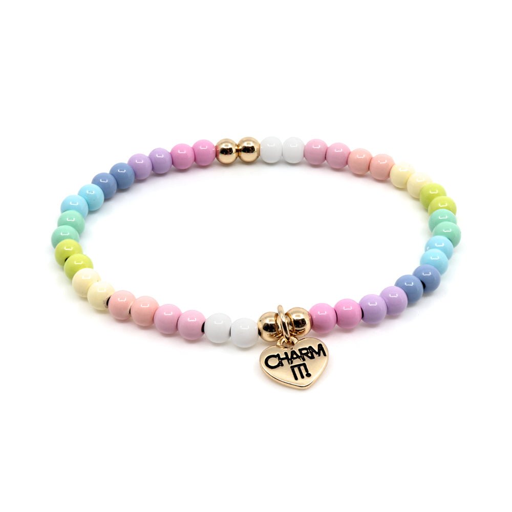 CHARM IT! Pastel Stretch Bead Bracelet 4mm - Mastermind Toys___221943