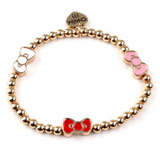 CHARM IT!Gold HelloKitty Bow Stretch Bead Bracelet - Mastermind Toys___238193