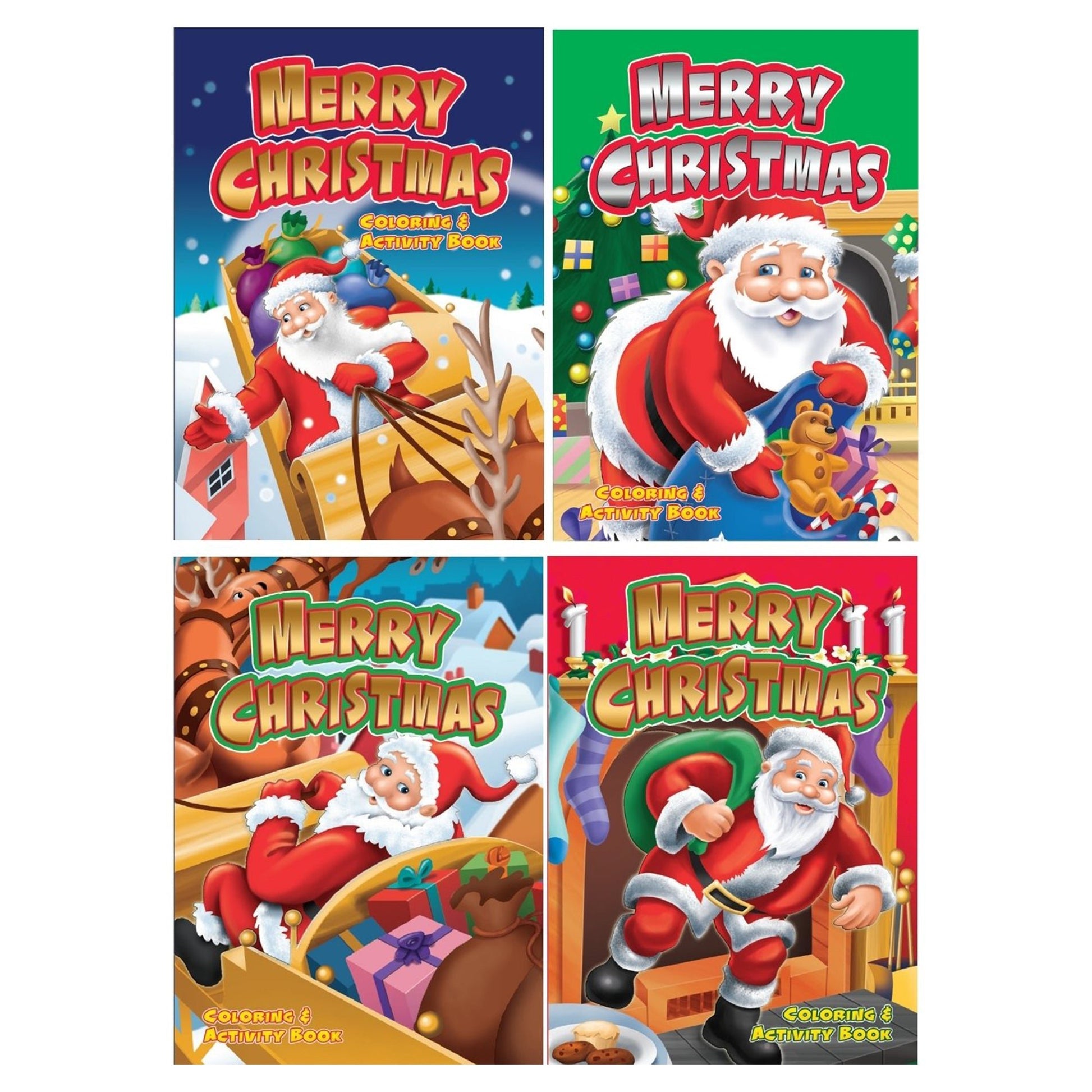 Christmas Jumbo 320 Page Col / Act Books - 2 Asst. - Mastermind Toys___249367