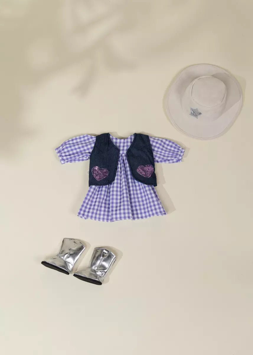 Coco Friends 22" Kids Play Doll Clothing Set – Cowgirl - Mastermind Toys___249980