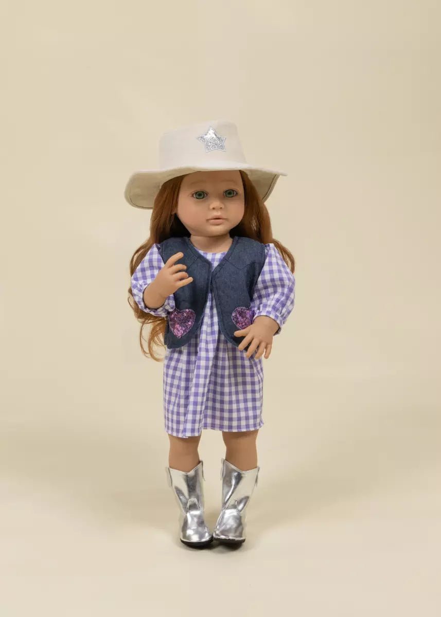 Coco Friends 22" Kids Play Doll Clothing Set – Cowgirl - Mastermind Toys___249980