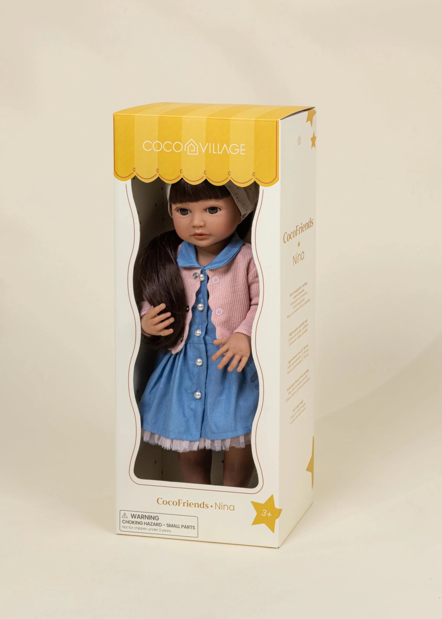 Coco Friends Nina – 22" Kids Play Doll - Mastermind Toys___249963