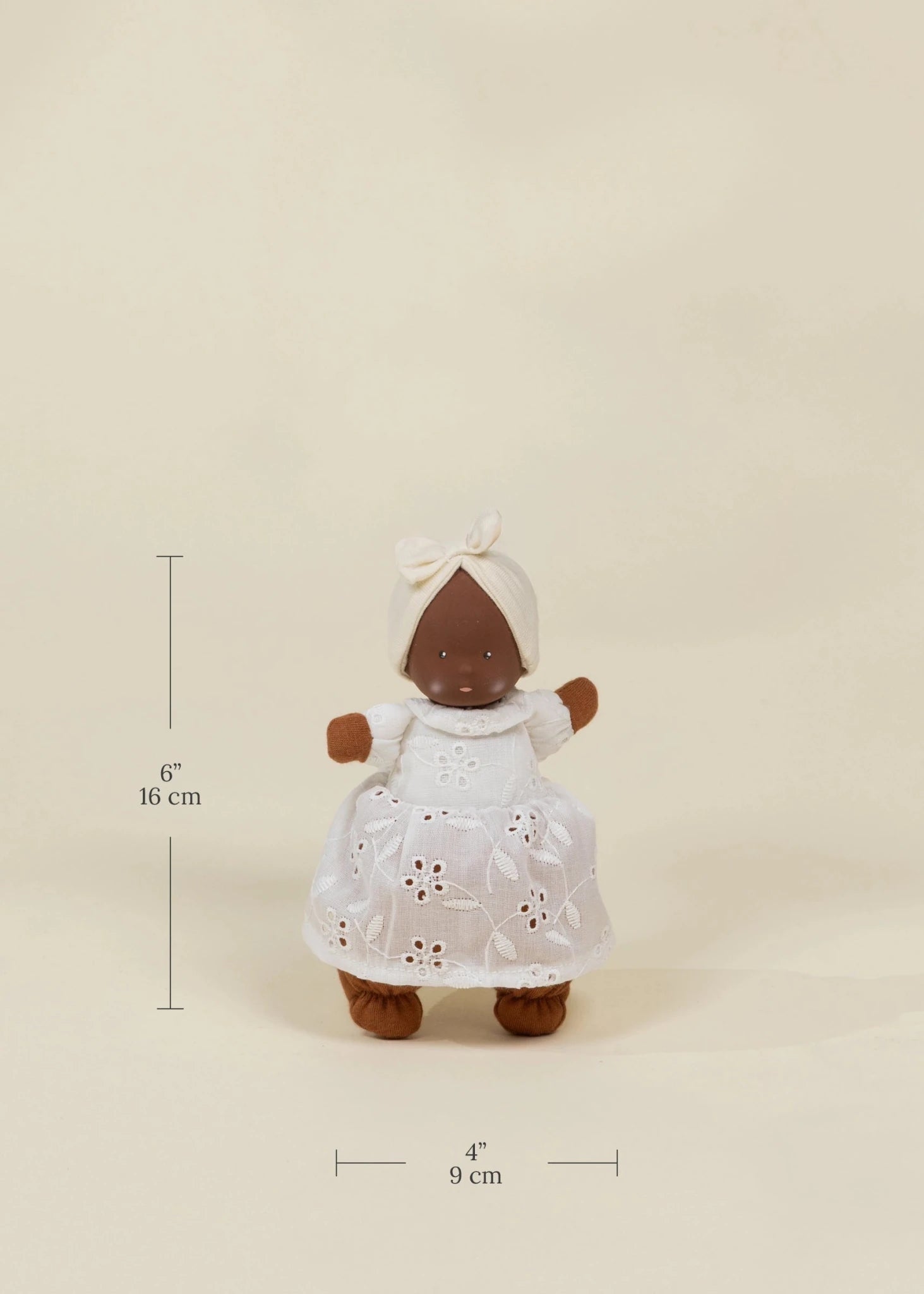 Coco Mini - Flora - Natural Rubber Baby Play Doll - Mastermind Toys___249997