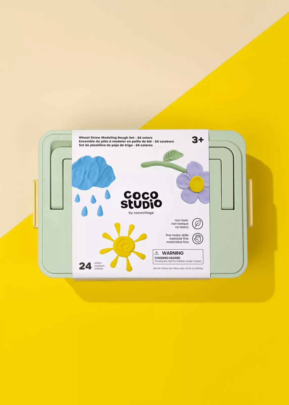 Coco Studio Wheat Straw Modeling Dough Set - 24 colors - Mastermind Toys___246893