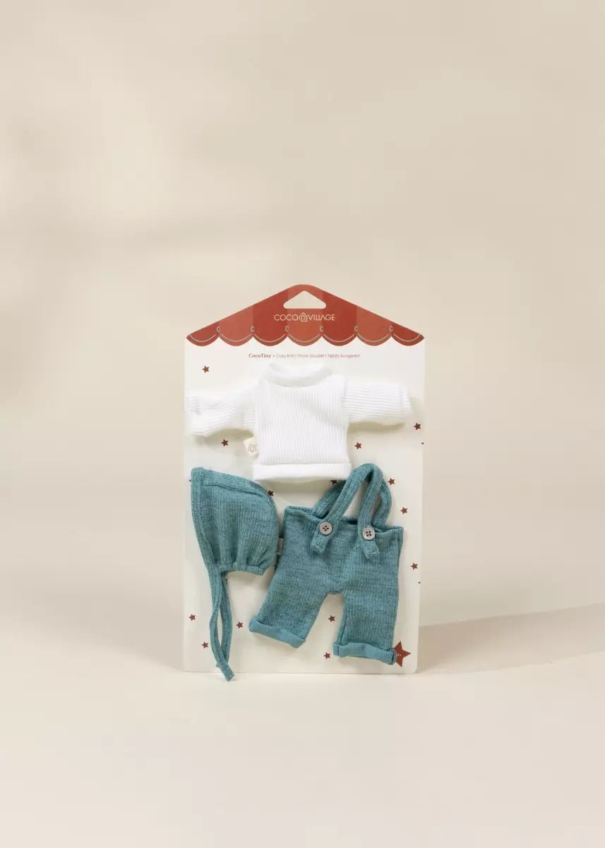 Coco Tiny 10" Baby Play Doll Clothing Set – Cozy Knit - Mastermind Toys___250012
