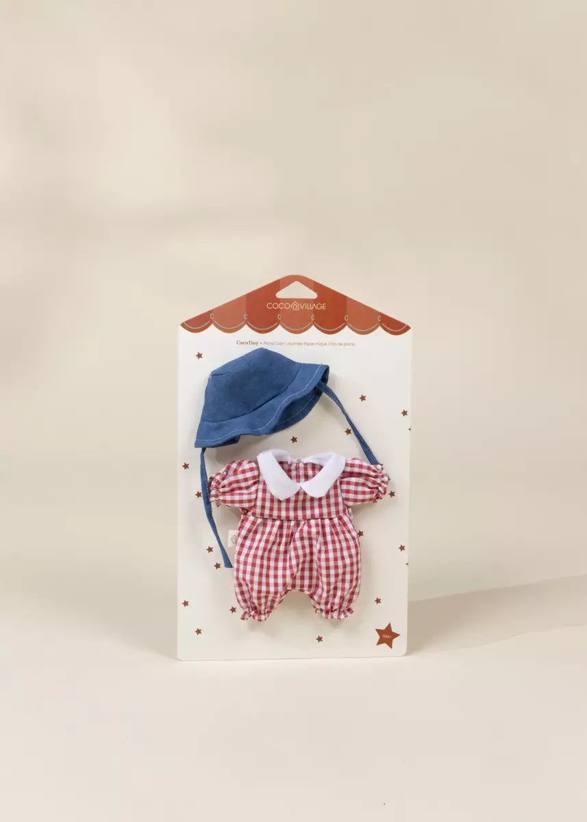 Coco Tiny 10" Baby Play Doll Clothing Set – Picnic Day - Mastermind Toys___250005