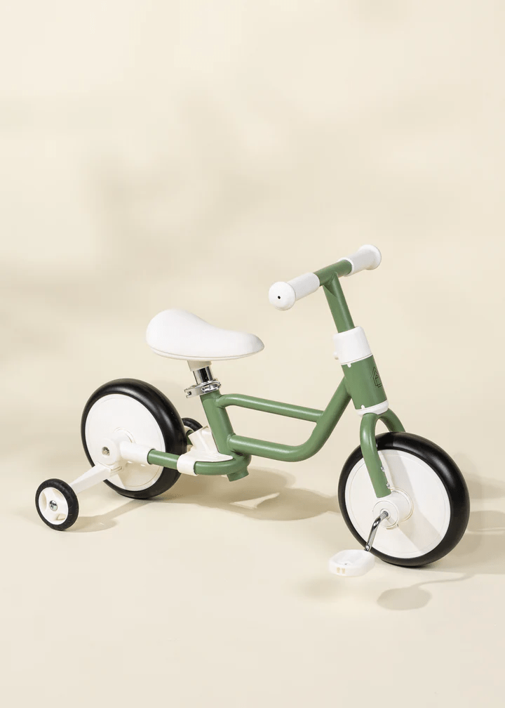 Coco Village 4 - in - 1 Tricycle w/ Push Handle & Wheels - Seafoam - Mastermind Toys___244523