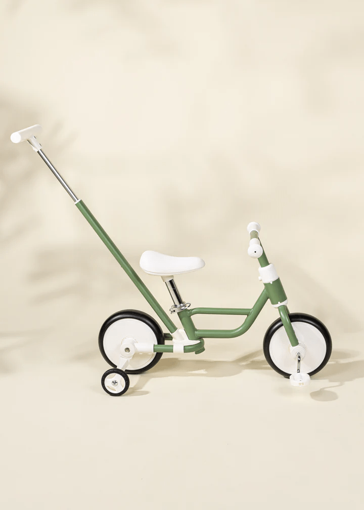 Coco Village 4 - in - 1 Tricycle w/ Push Handle & Wheels - Seafoam - Mastermind Toys___244523