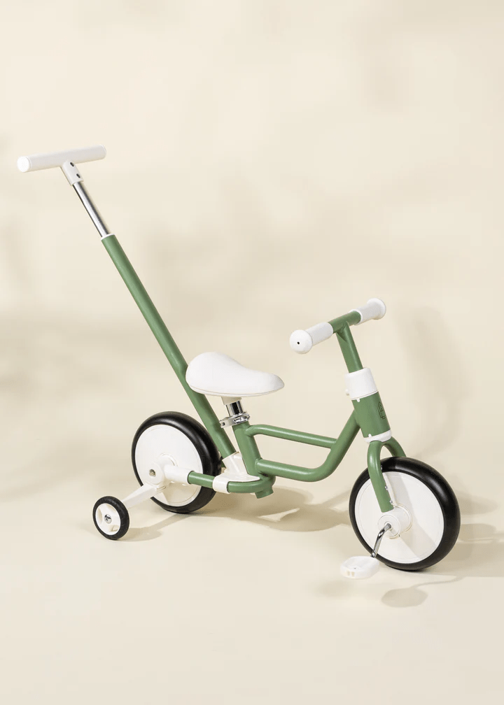 Coco Village 4 - in - 1 Tricycle w/ Push Handle & Wheels - Seafoam - Mastermind Toys___244523