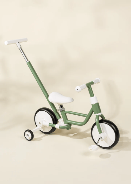 Coco Village 4-in-1 Tricycle w/ Push Handle Wheels Seafoam