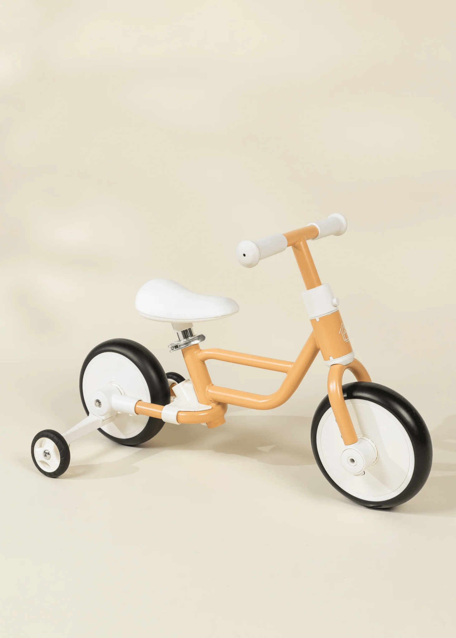 Coco Village 4 - in - 1 Tricycle with Push Handle & Training Wheels - Grapefruit - Mastermind Toys___245653