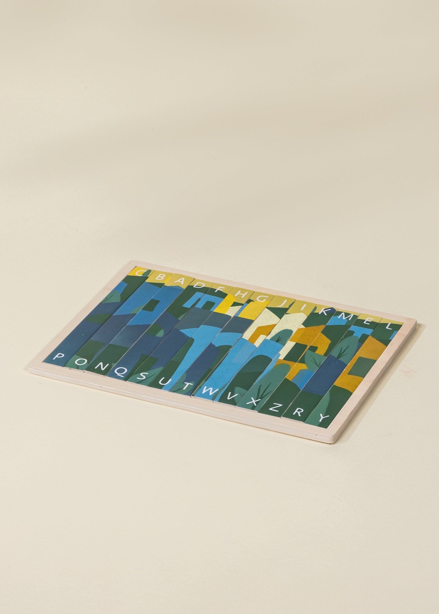 Coco Village Alphabet Wooden Tab Puzzle - 13 pcs - Mastermind Toys___247013