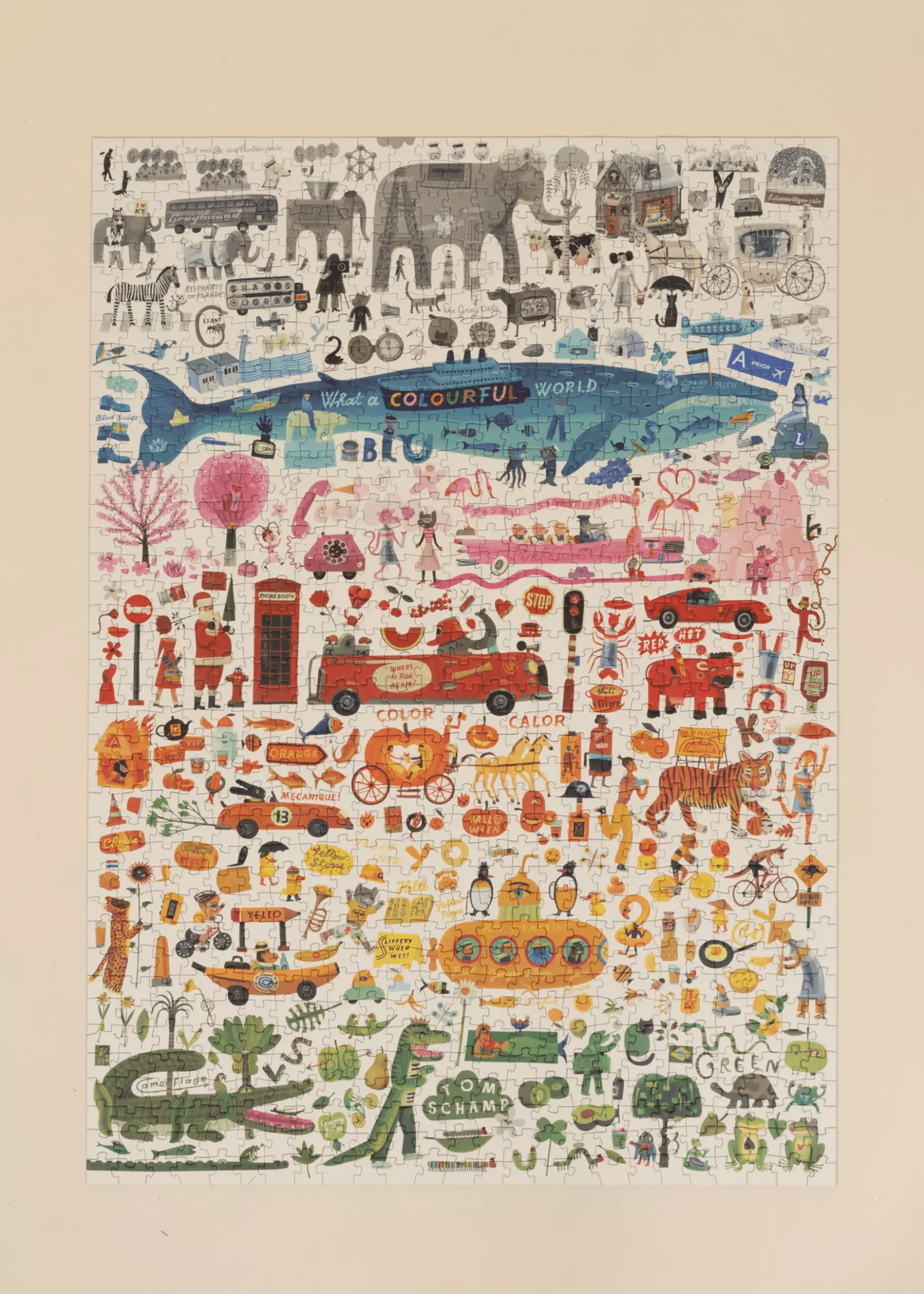 Coco Village Artist Puzzle - Colorful World - 1000pcs - Mastermind Toys___247215