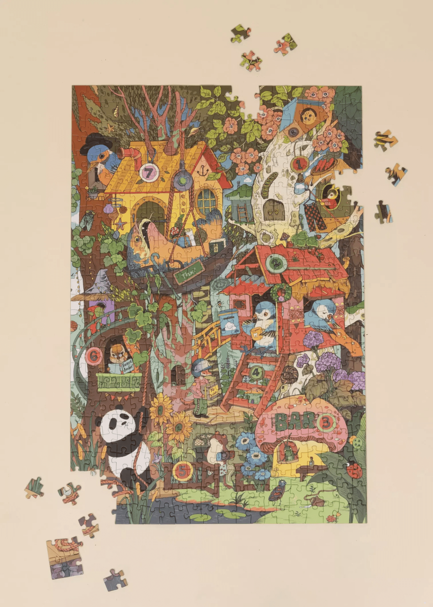 Coco Village Artist Puzzle - Treehouse - 500pcs - Mastermind Toys___247216