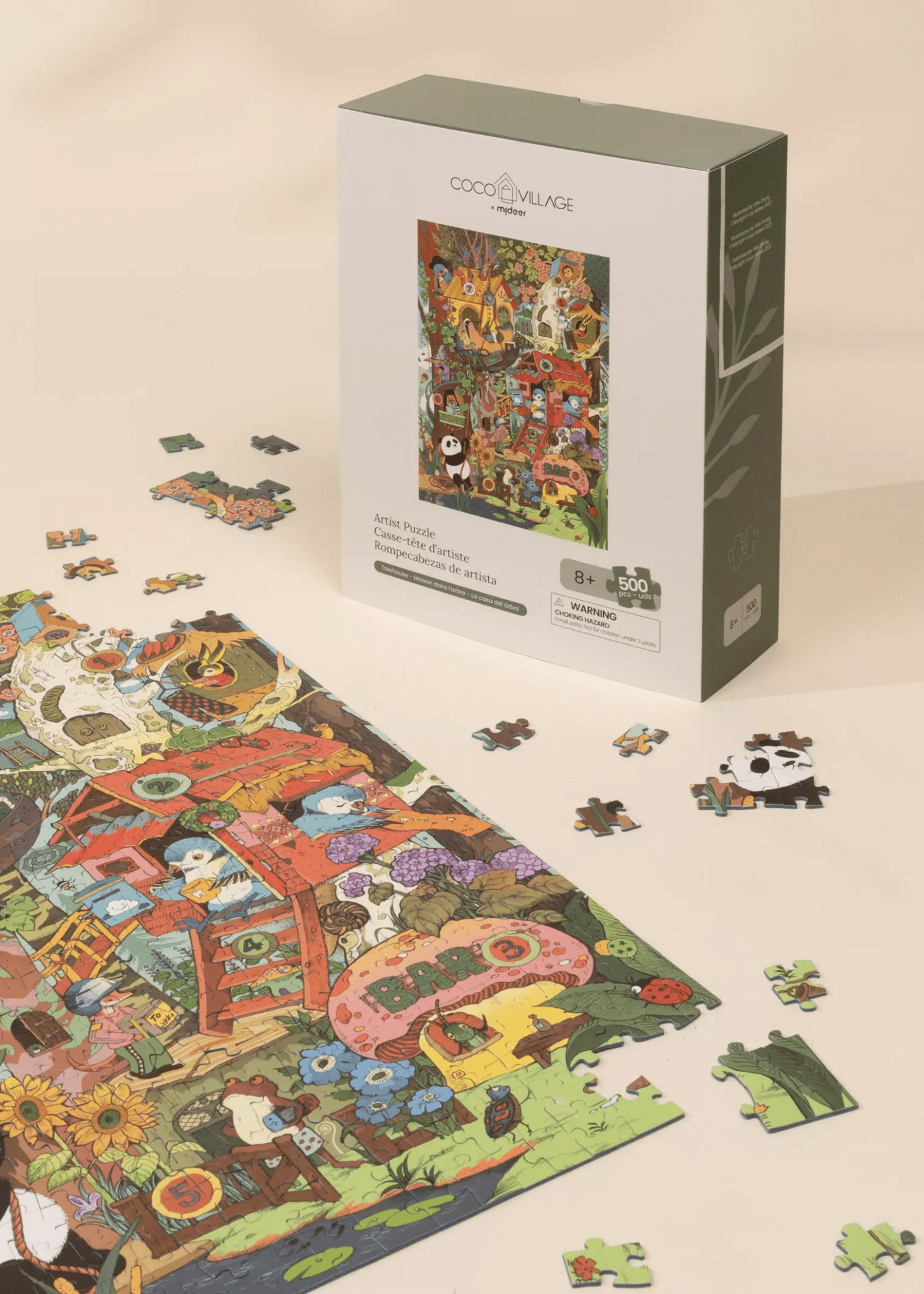 Coco Village Artist Puzzle - Treehouse - 500pcs - Mastermind Toys___247216