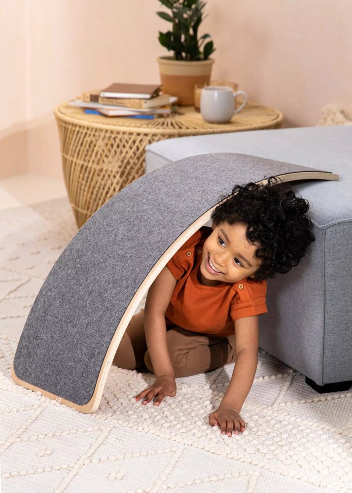 Coco Village Balance Board Felt - GREY - Mastermind Toys___234183