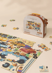 Coco Village Carry - On Puzzle - Busy Garage - 104pcs - Mastermind Toys___247227