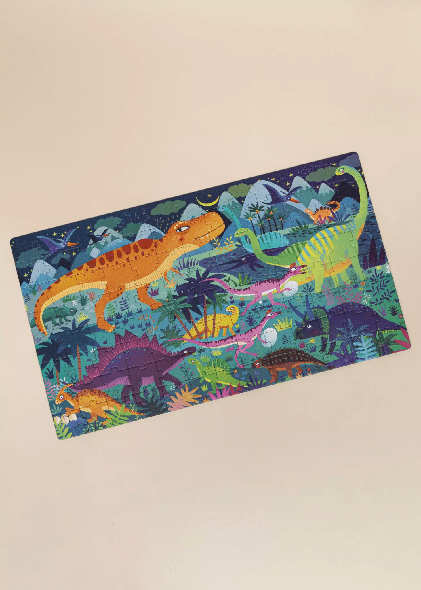 Coco Village Carry - On Puzzle - Dinosaur Age - 104pcs - Mastermind Toys___247228