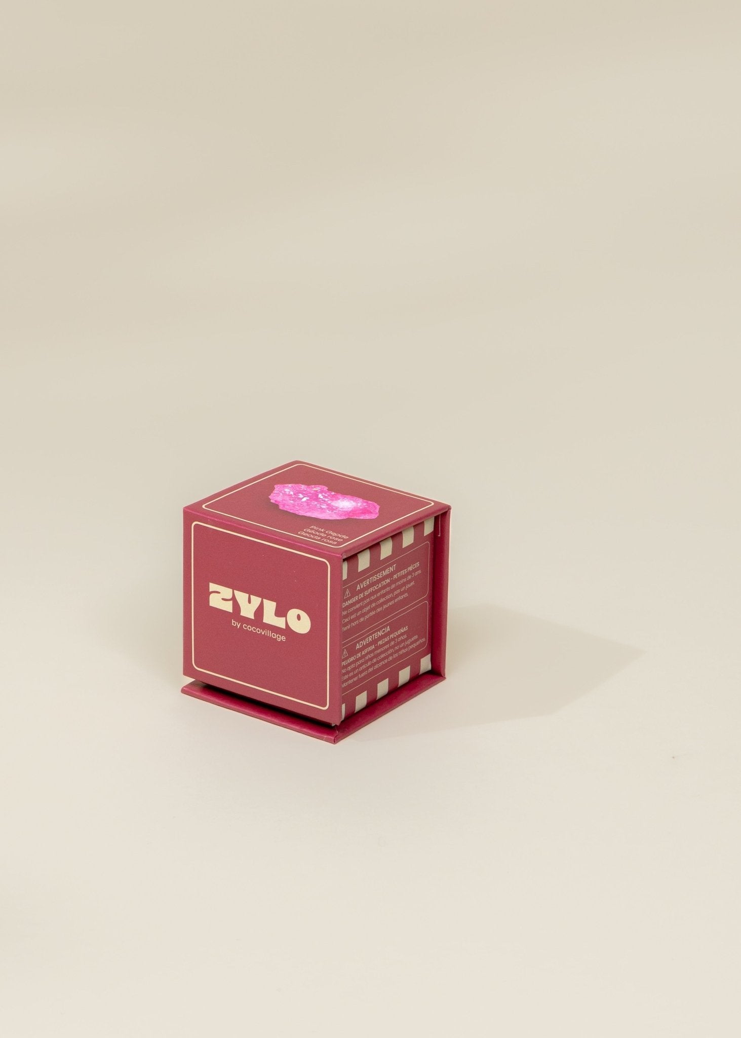 Coco Village Collectible Mineral - Pink Geode - Mastermind Toys___247391