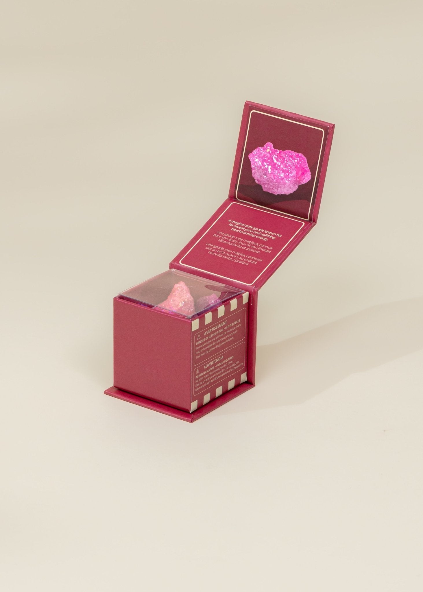 Coco Village Collectible Mineral - Pink Geode - Mastermind Toys___247391