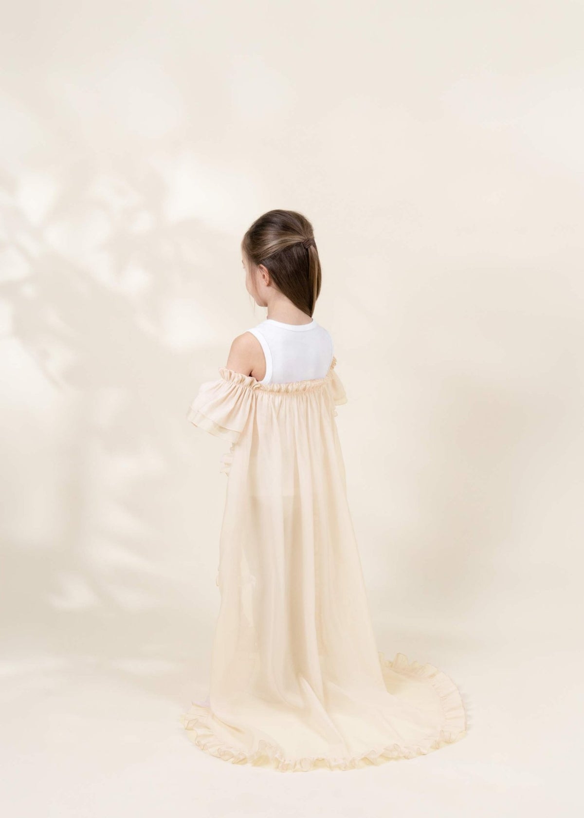 Coco Village Cream Long Sheer Cape - Mastermind Toys___253004