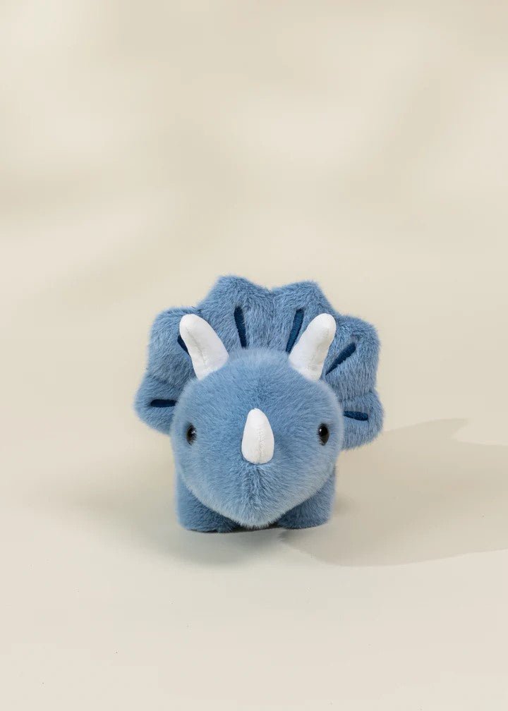 Coco Village Dino Plush Toy Blue Triceratop - Mastermind Toys___244486