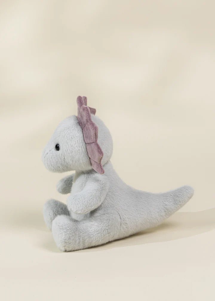 Coco Village Dino Plush Toy Grey Triceratop - Mastermind Toys___244484