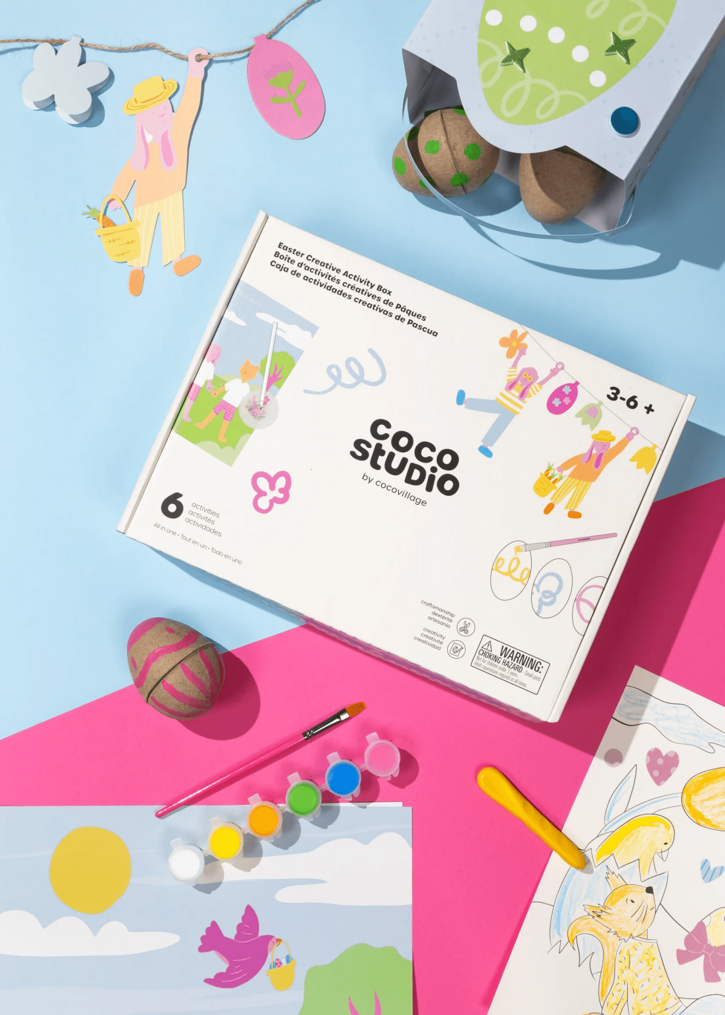 Coco Village Easter Creative Activities Box – 6 Activities - Mastermind Toys___245554