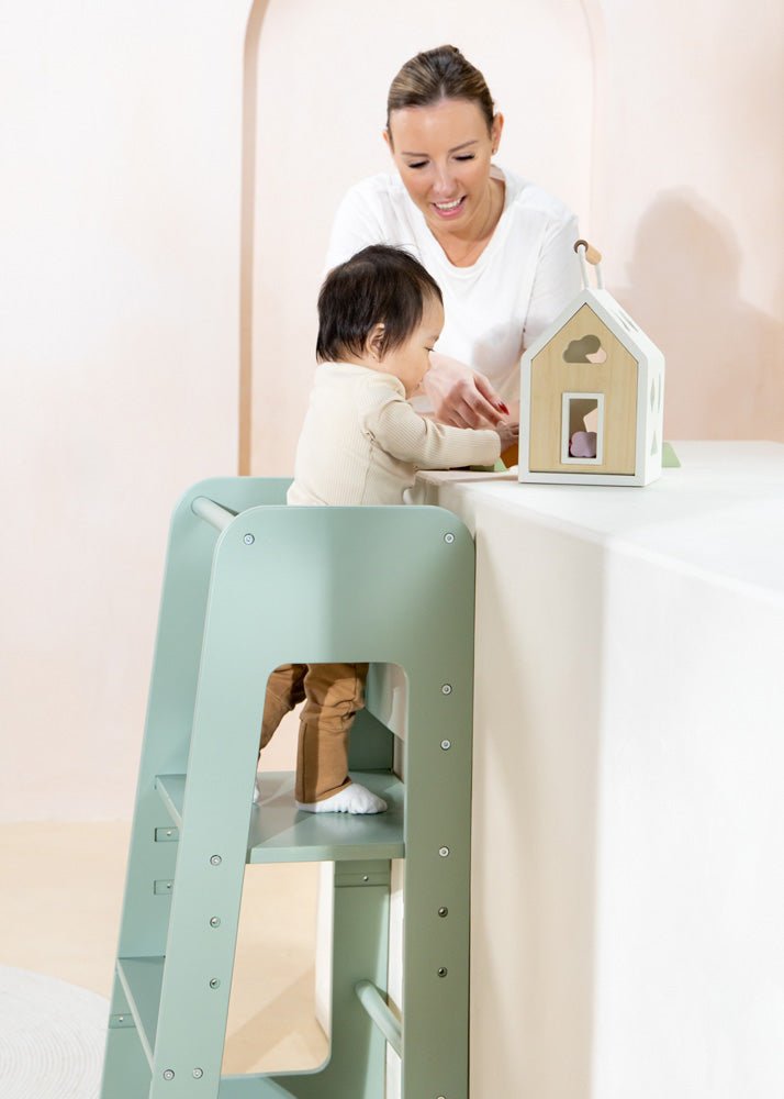 Coco Village Educational Tower - Seafoam - Mastermind Toys___234193