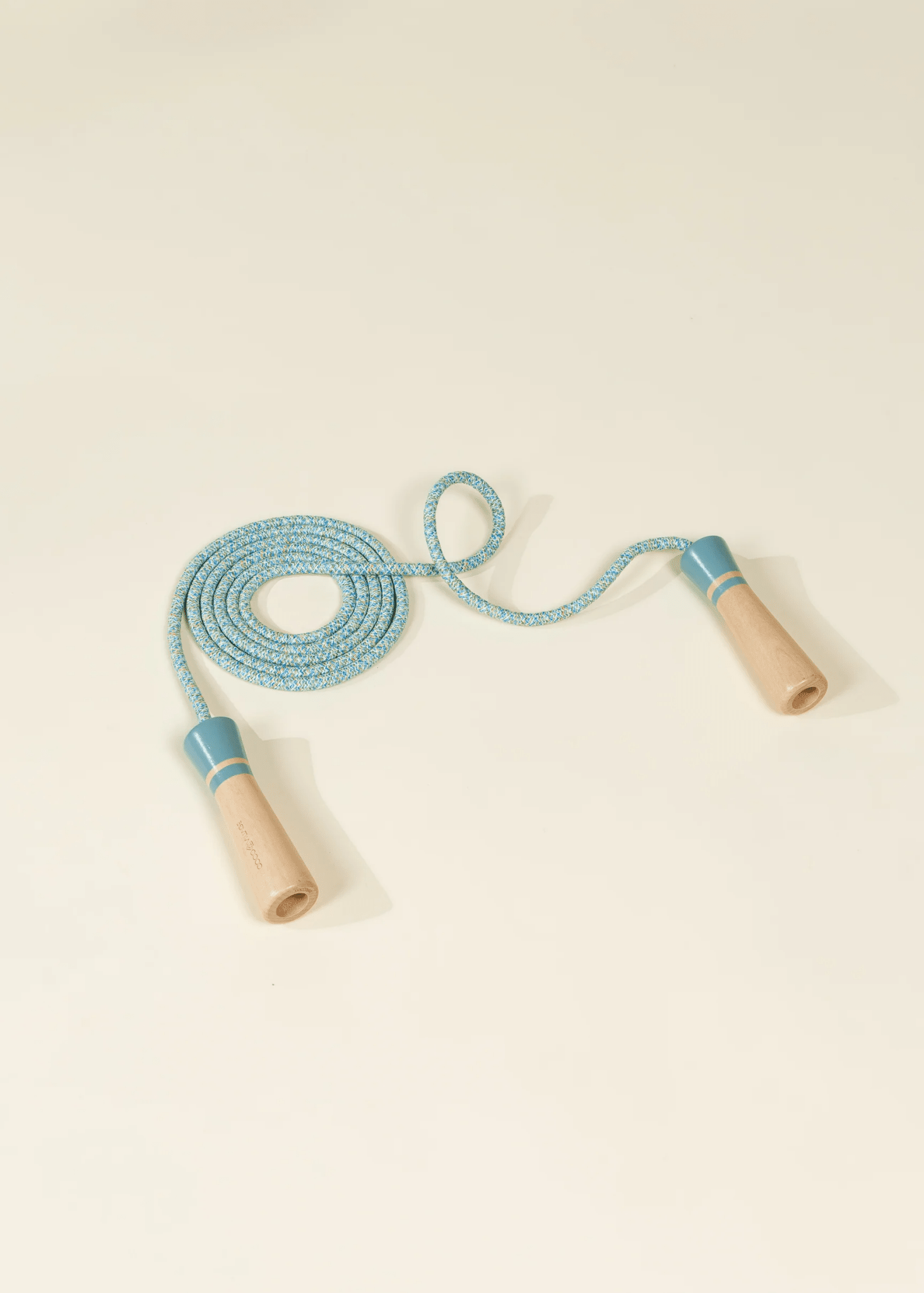 Coco Village Extra - Long Wooden Handle Skipping Rope – Ocean Twist - Mastermind Toys___245665