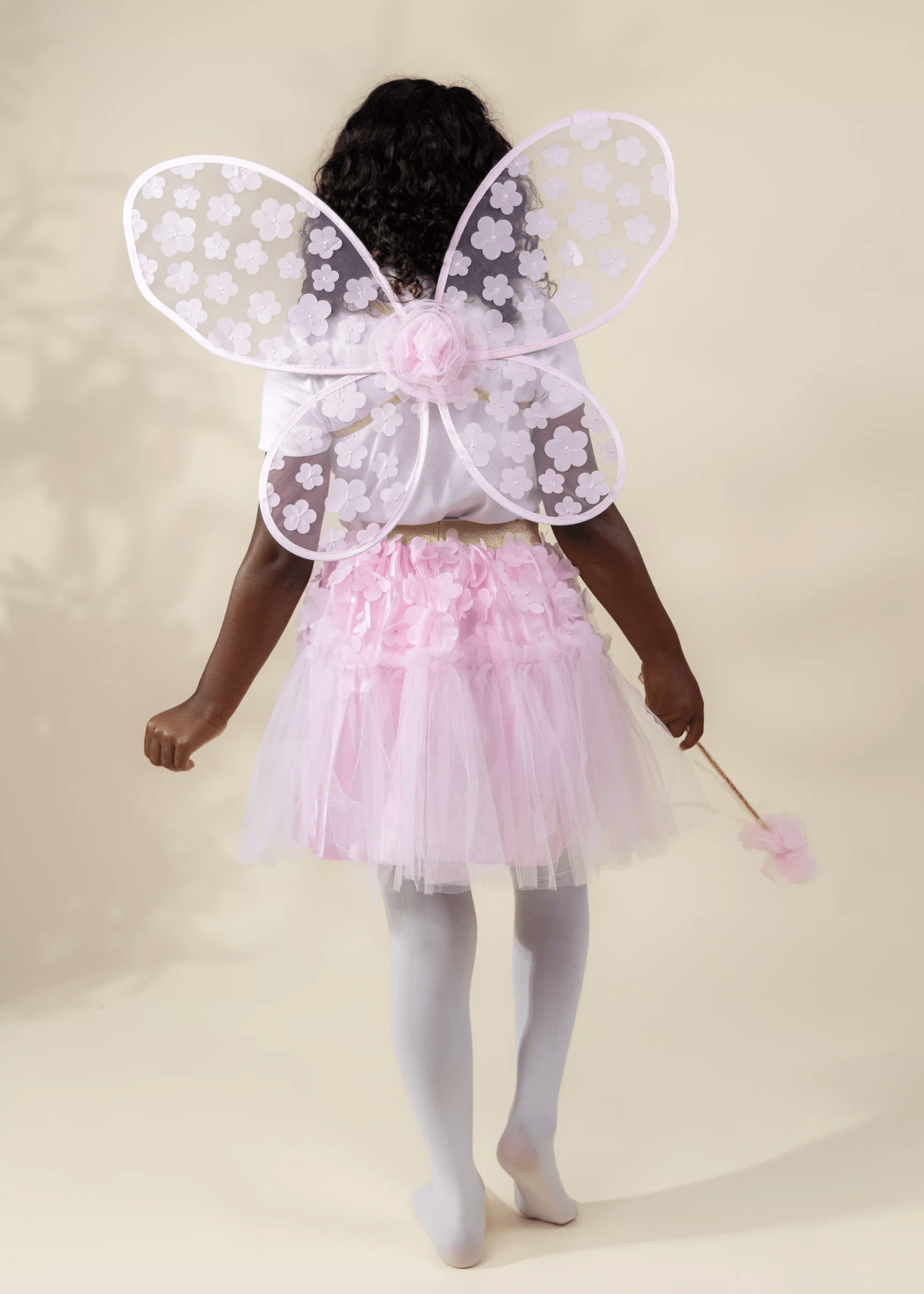 Coco Village Flower Tutu, Wings & Wand Costume 7 - 8Y - Mastermind Toys___245777