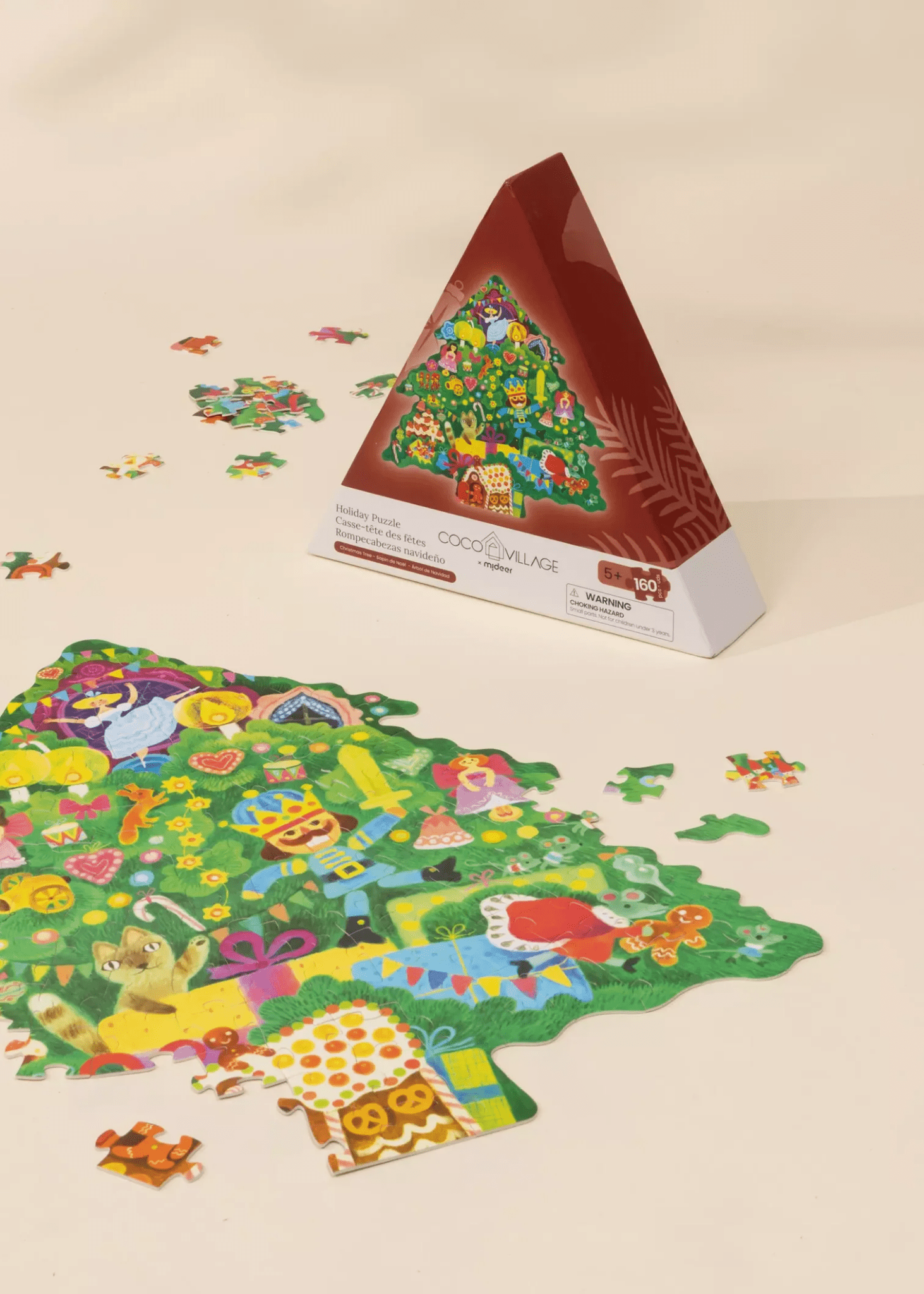 Coco Village Holiday Puzzle - Christmas Tree - 160pcs - Mastermind Toys___247222