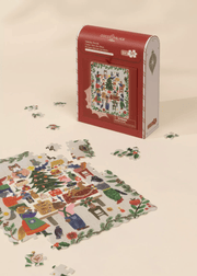 Coco Village Holiday Puzzle - Gift Exchange - 120pcs - Mastermind Toys___247223