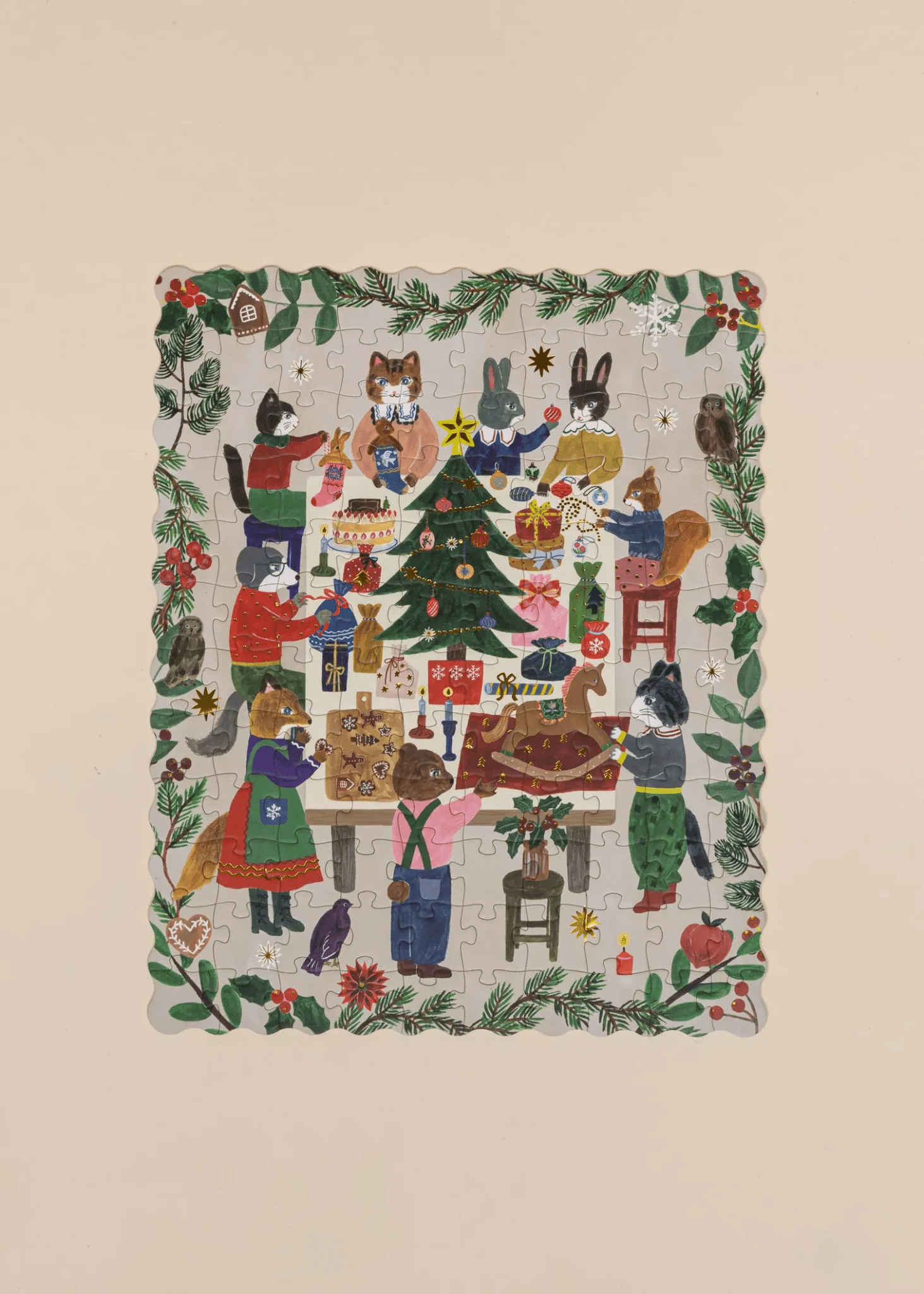 Coco Village Holiday Puzzle - Gift Exchange - 120pcs - Mastermind Toys___247223