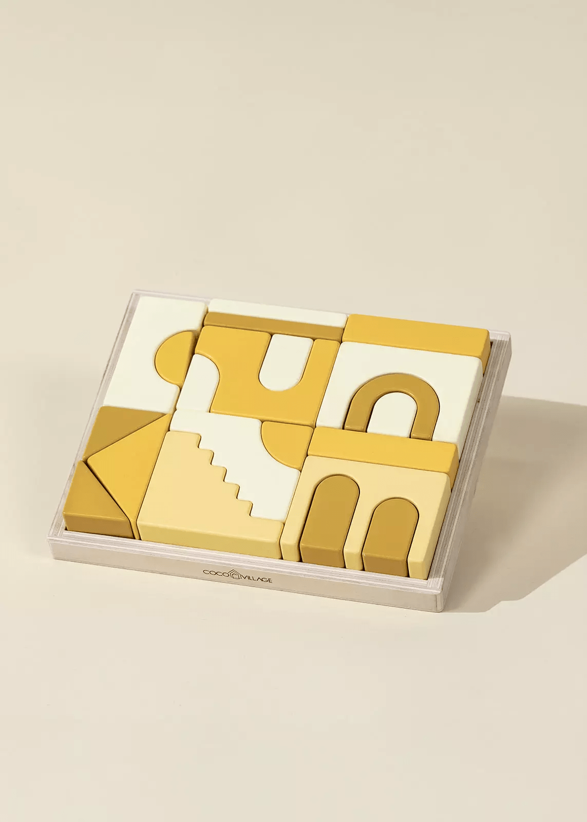 Coco Village Houses Wooden Creative Blocks Set - 21 pcs - Mastermind Toys___247015