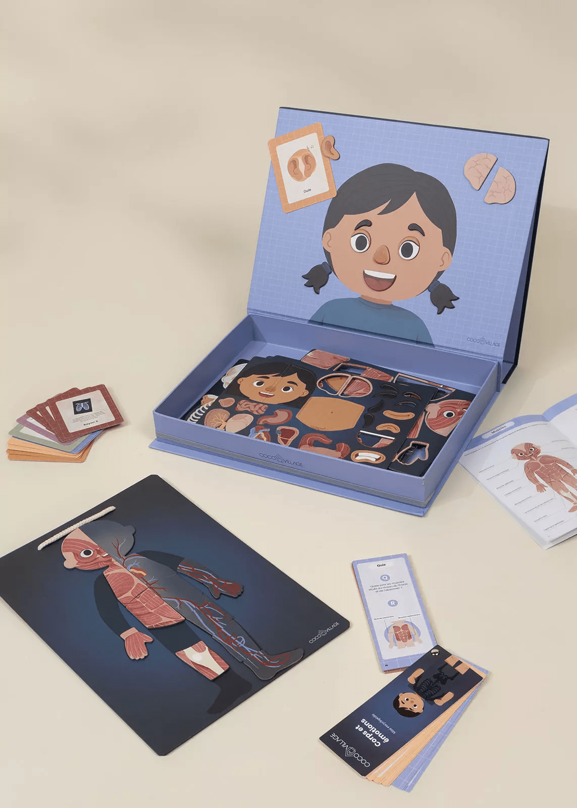 Coco Village Interactive & Magnetic Encyclopedia – Body & Emotions - Mastermind Toys___247364