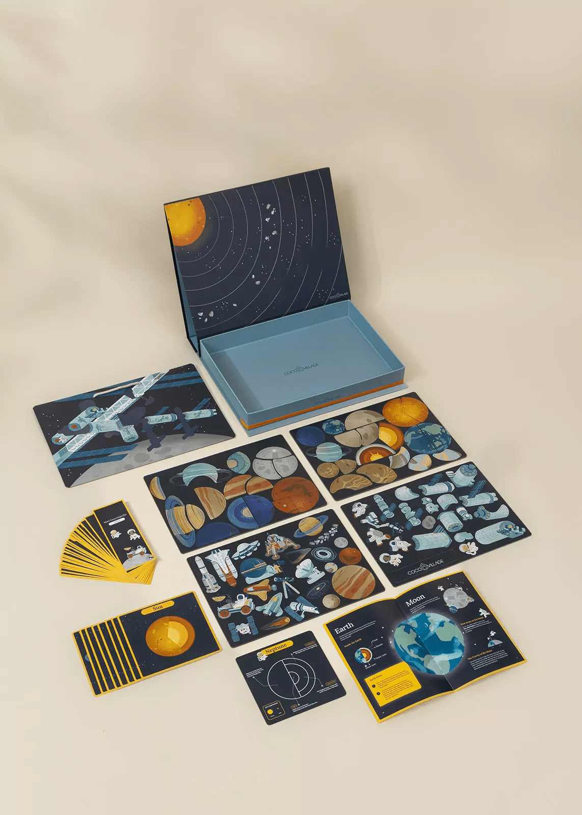 Coco Village Interactive & Magnetic Encyclopedia – Space Discovery - Mastermind Toys___247365