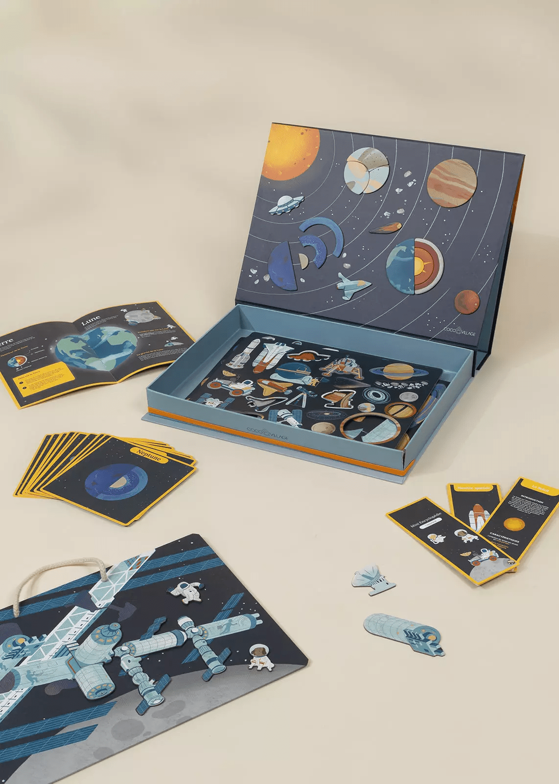 Coco Village Interactive & Magnetic Encyclopedia – Space Discovery - Mastermind Toys___247365