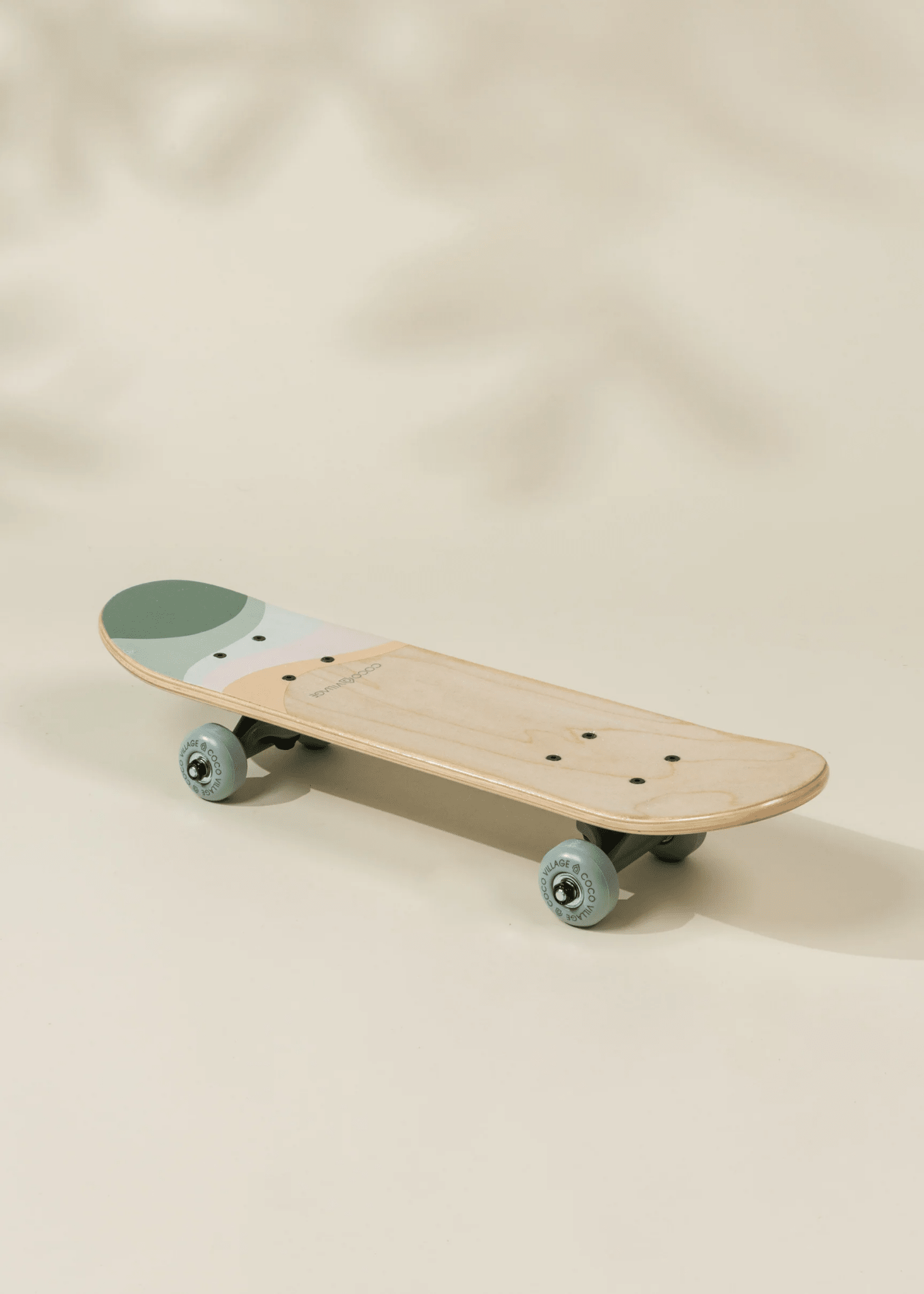 Coco Village Kids’ Wooden Classic Skateboard – Rolling Frogs - Mastermind Toys___249885