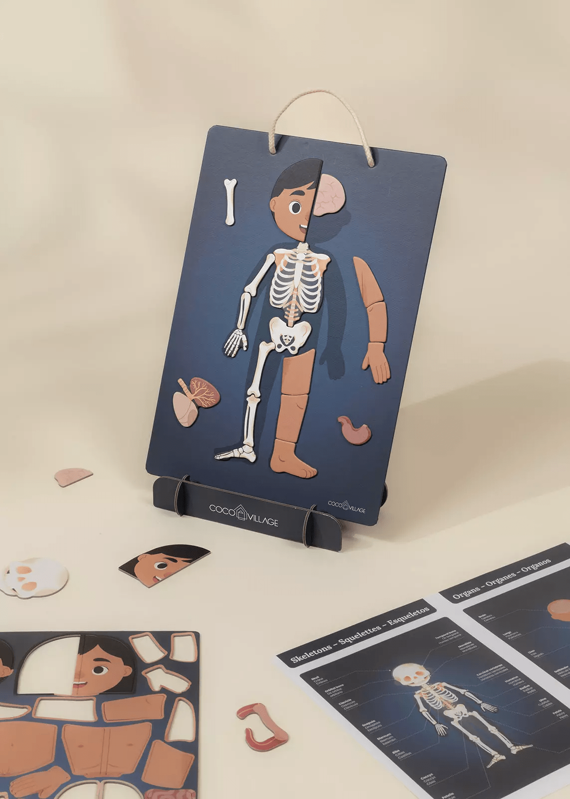 Coco Village Magnetic Interactive Board – My Body - Mastermind Toys___247370