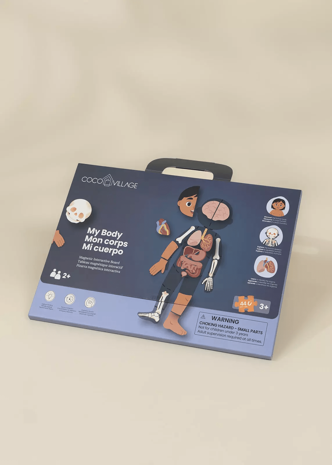 Coco Village Magnetic Interactive Board – My Body - Mastermind Toys___247370