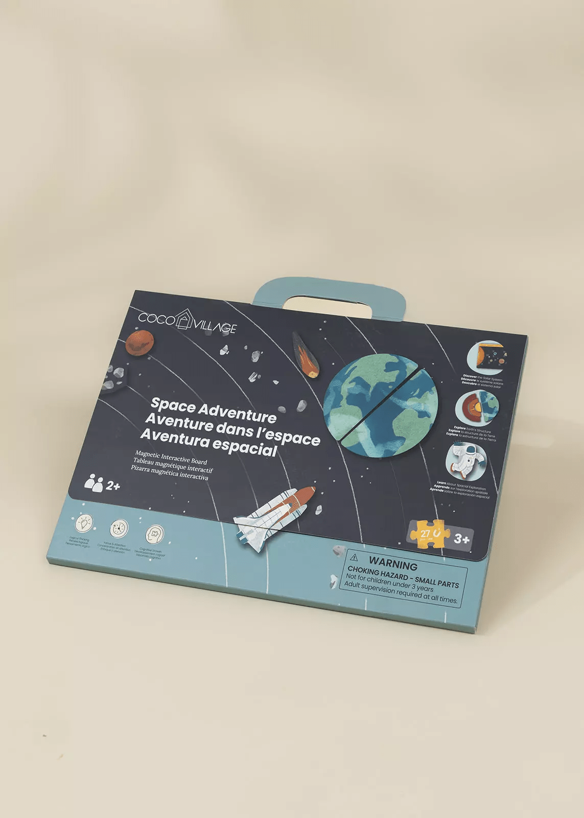 Coco Village Magnetic Interactive Board – Space Adventure - Mastermind Toys___247368