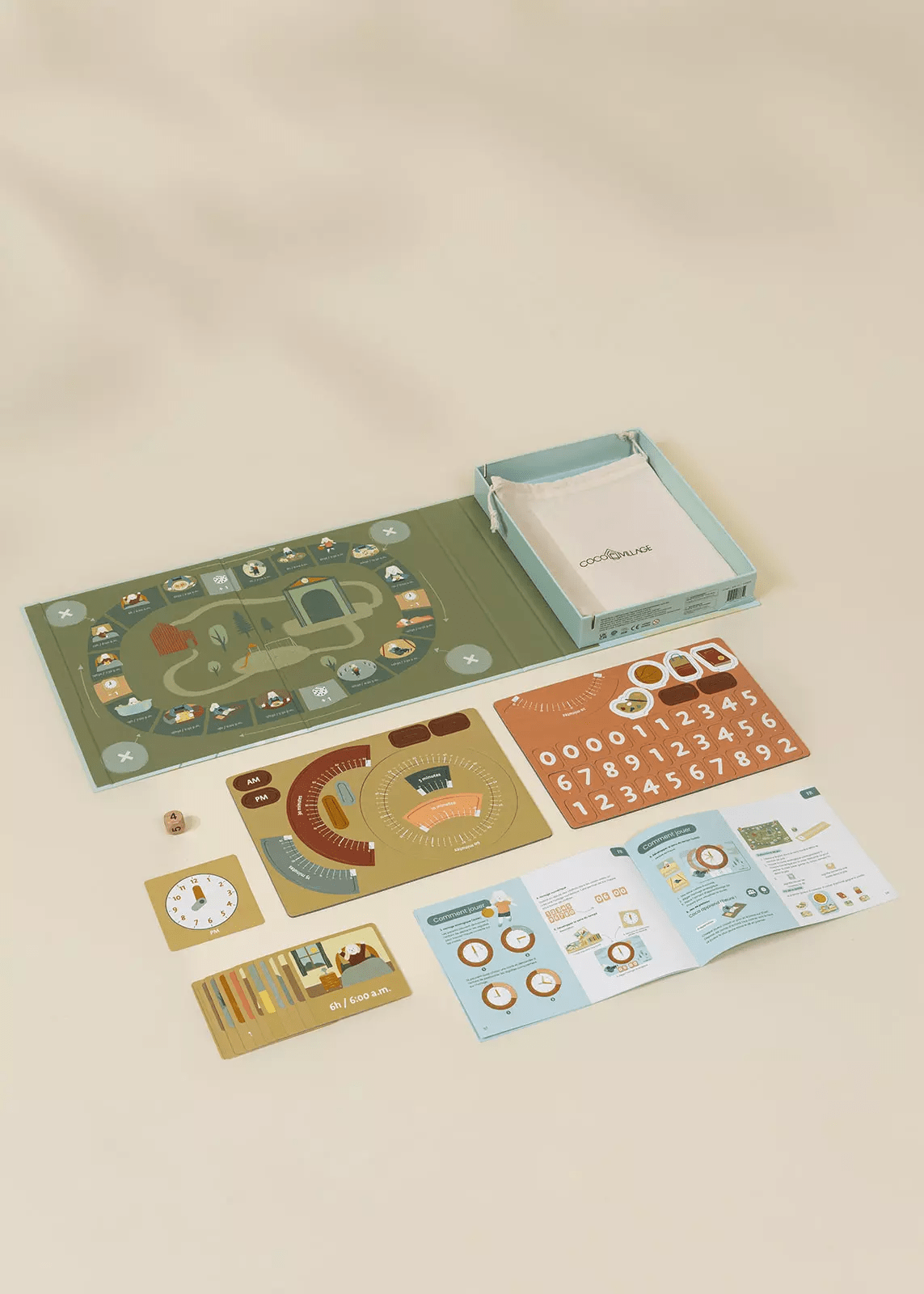 Coco Village Magnetic Learning Playset – Time - Mastermind Toys___247363