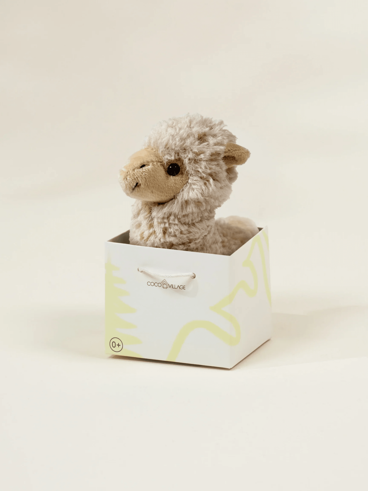 Coco Village Mini Gift Plush Toy - Beige Alpaca - Mastermind Toys___247867