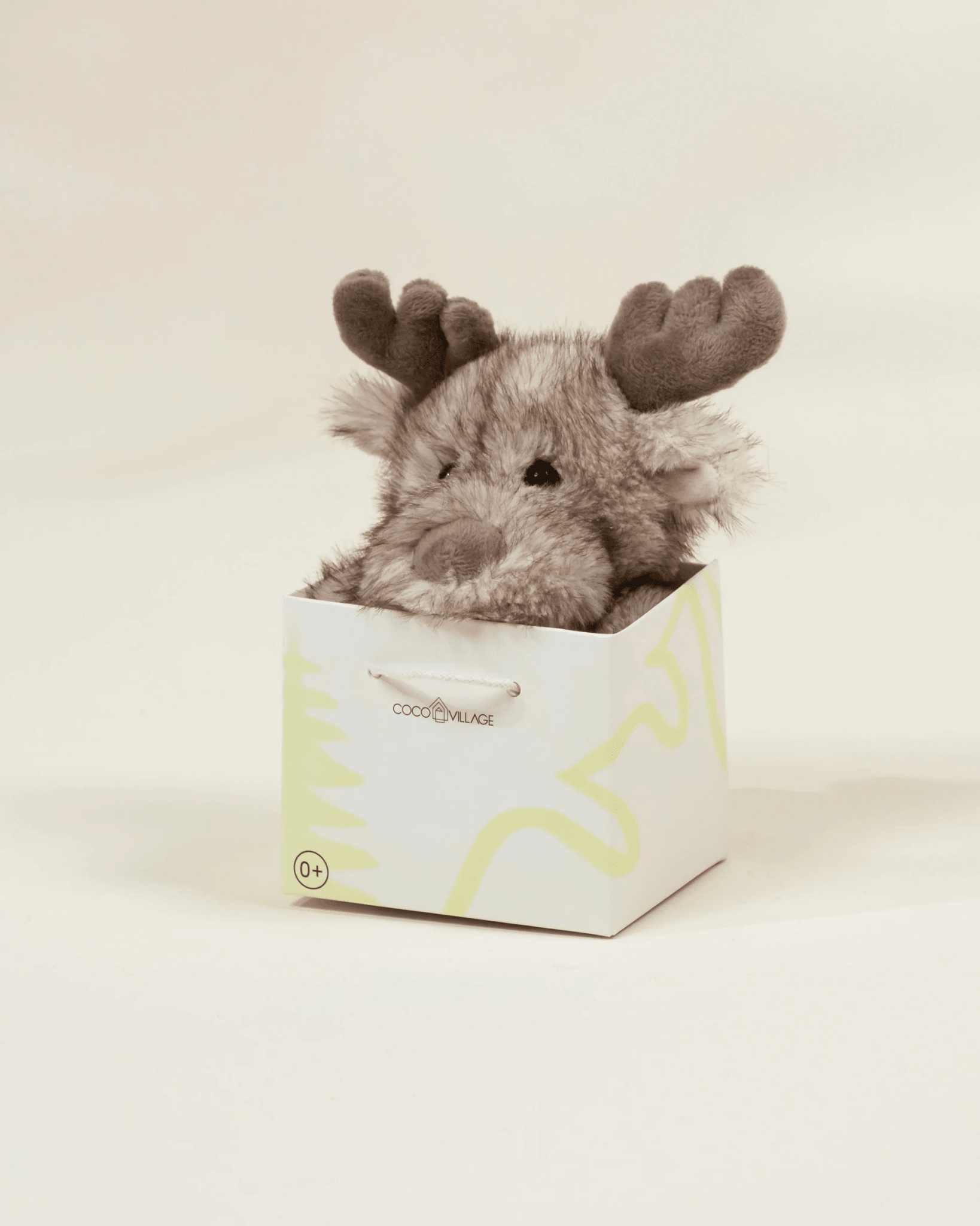 Coco Village Mini Gift Plush Toy - Brown Moose - Mastermind Toys___247866